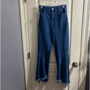 A. Calin Bell Bottom Blue Jeans